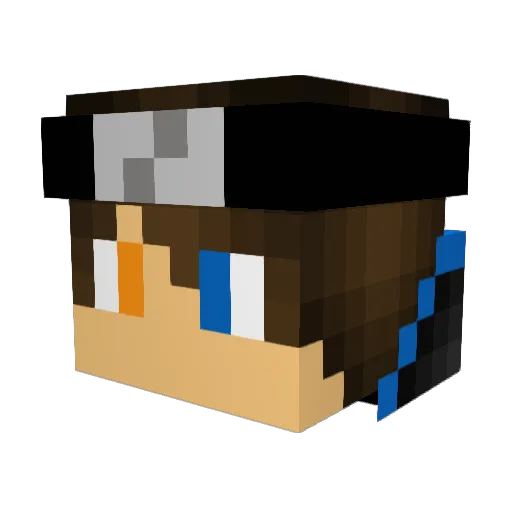 iceboy00021 Minecraft avatar head, 3D render