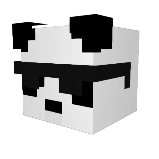 iceburg333 Minecraft avatar head, 3D render
