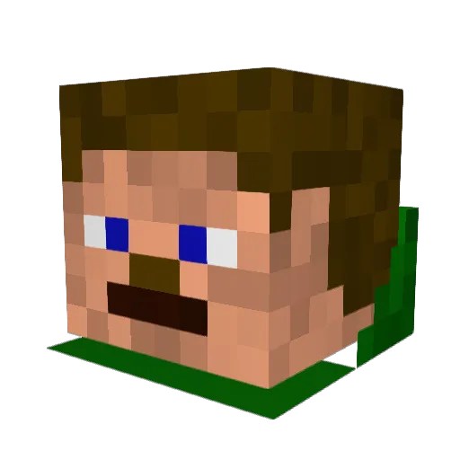 icecold002 Minecraft avatar head, 3D render