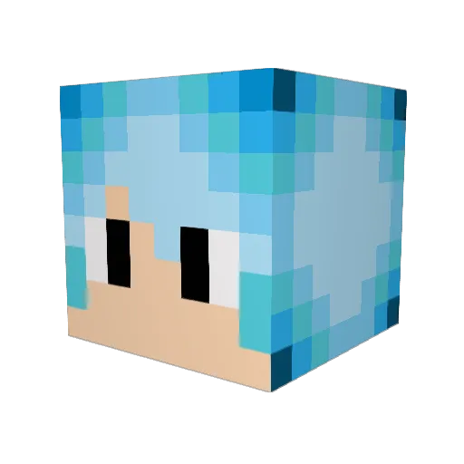 icecream1226 Minecraft avatar head, 3D render