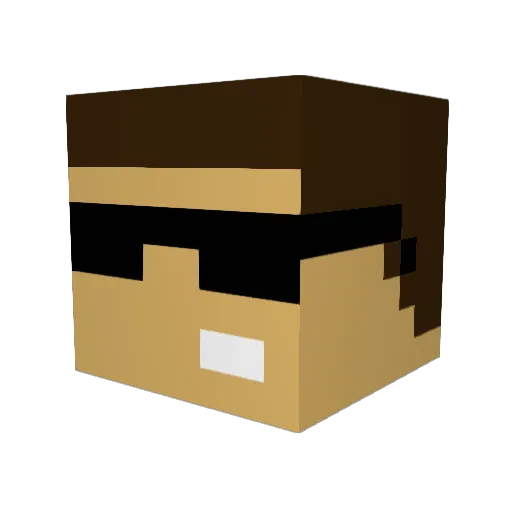 icecream9876 Minecraft avatar head, 3D render