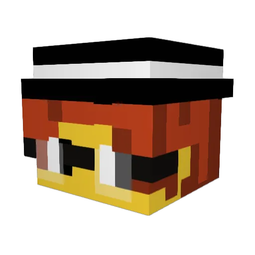 icecreambacm84 Minecraft avatar head, 3D render