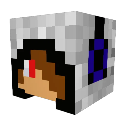icecreamuscream Minecraft avatar head, 3D render