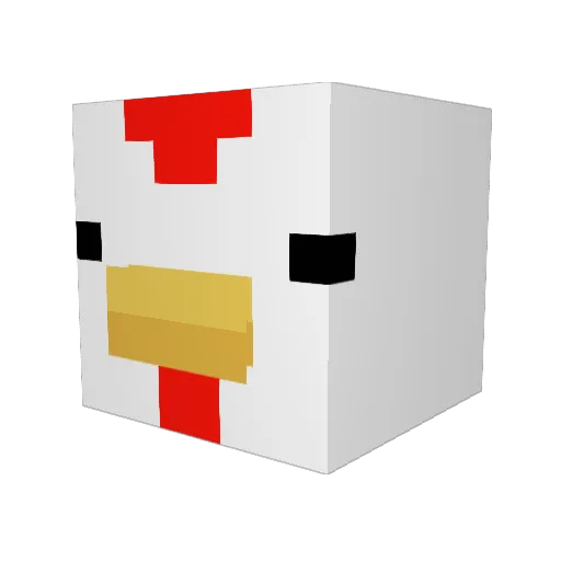 icecubejuice_ Minecraft avatar head, 3D render