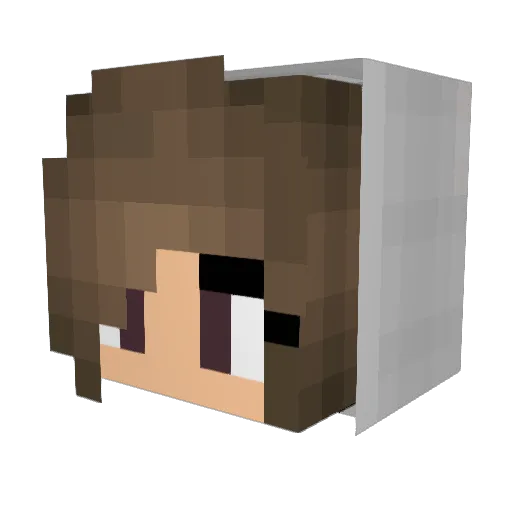 icedaylam Minecraft avatar head, 3D render