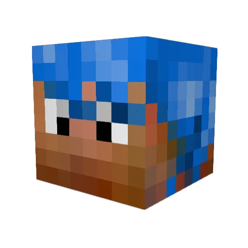 icedragon070206 Minecraft avatar head, 3D render