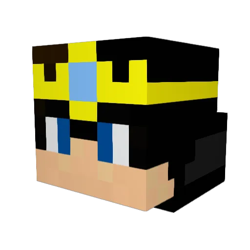 icedragon1119 Minecraft avatar head, 3D render