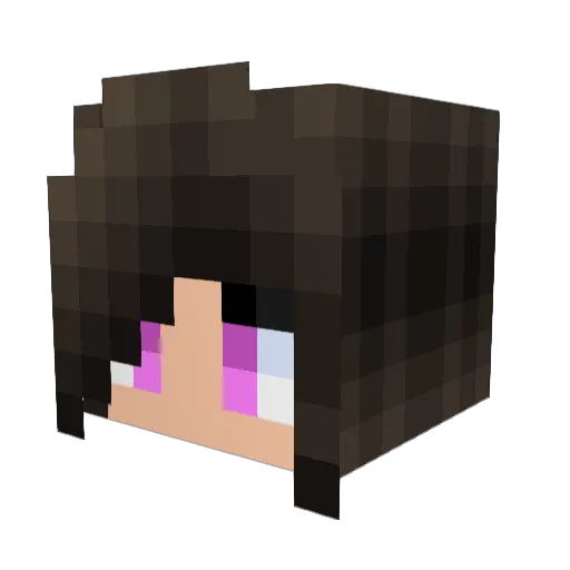 icedwoods Minecraft avatar head, 3D render