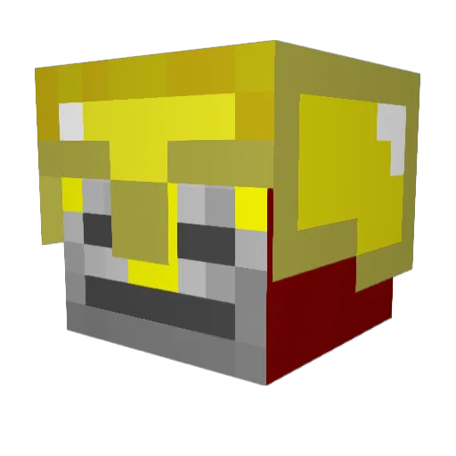 icejake26 Minecraft avatar head, 3D render