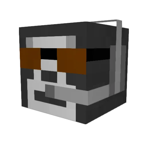 icelandicpunk Minecraft avatar head, 3D render