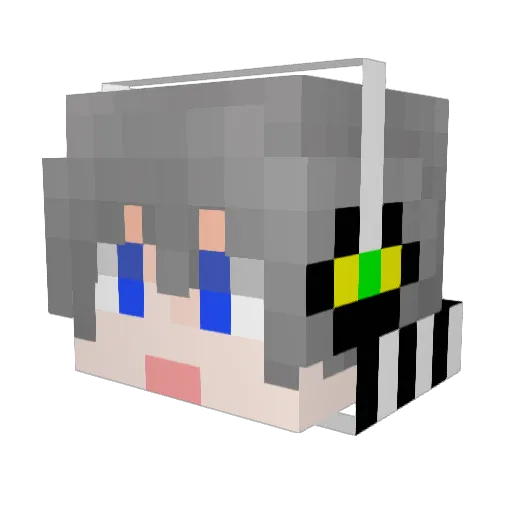 icelava7 Minecraft avatar head, 3D render