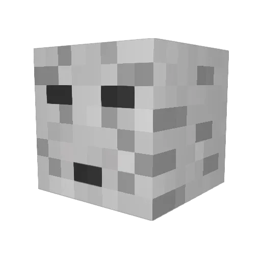 icemad3 Minecraft avatar head, 3D render