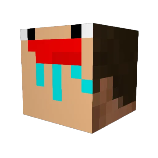 iceman002 Minecraft avatar head, 3D render