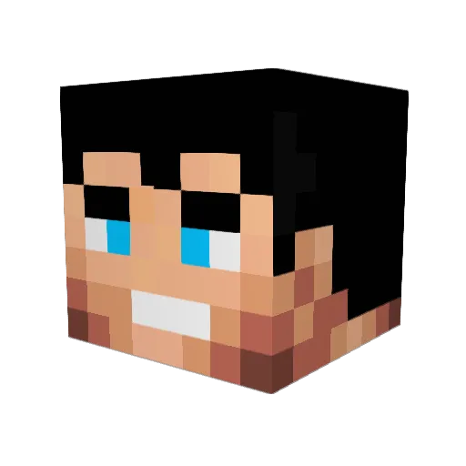 iceman_61 Minecraft avatar head, 3D render