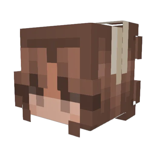 icemuncher Minecraft avatar head, 3D render