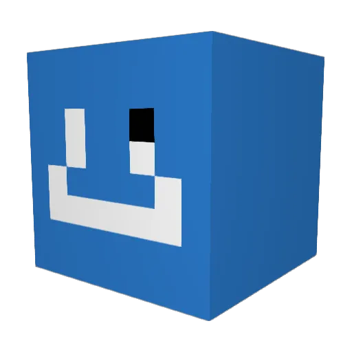 icenhours Minecraft avatar head, 3D render