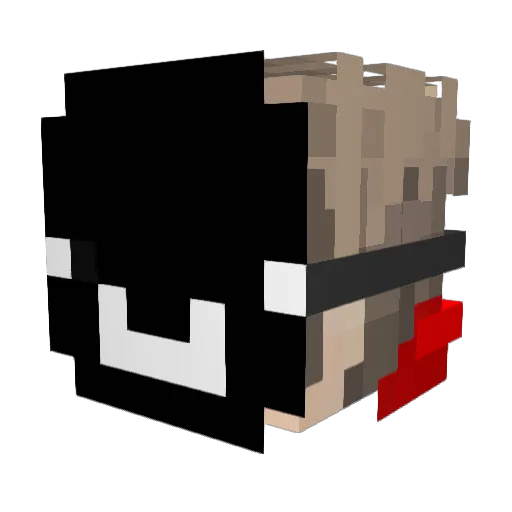 iceninja47 Minecraft avatar head, 3D render