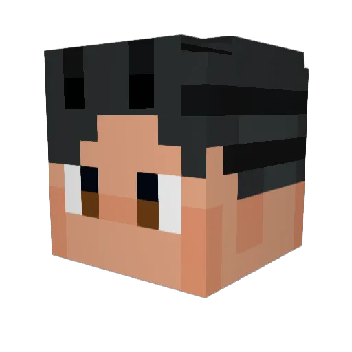 iceonkbm Minecraft avatar head, 3D render