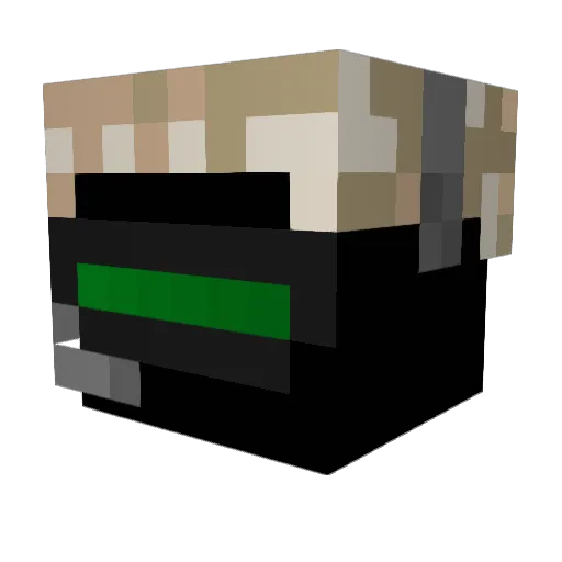 icepick20 Minecraft avatar head, 3D render