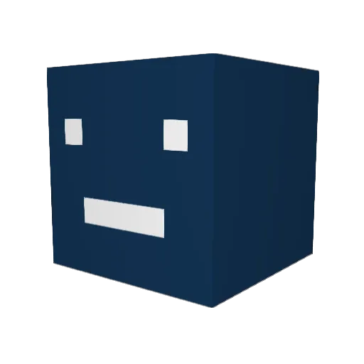 icepig12 Minecraft avatar head, 3D render