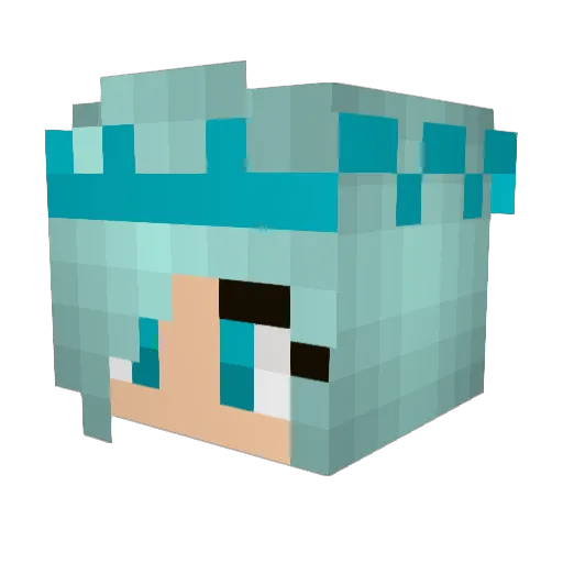 iceprincess06 Minecraft avatar head, 3D render