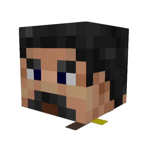 iceronswe Minecraft avatar head, 3D render