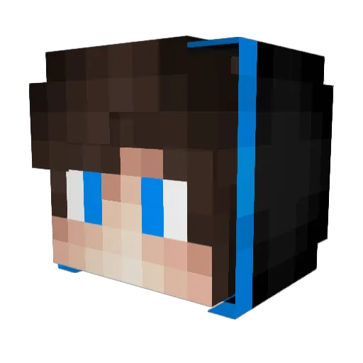 icescorpio Minecraft avatar head, 3D render