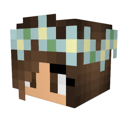 iceshock00 Minecraft avatar head, 3D render