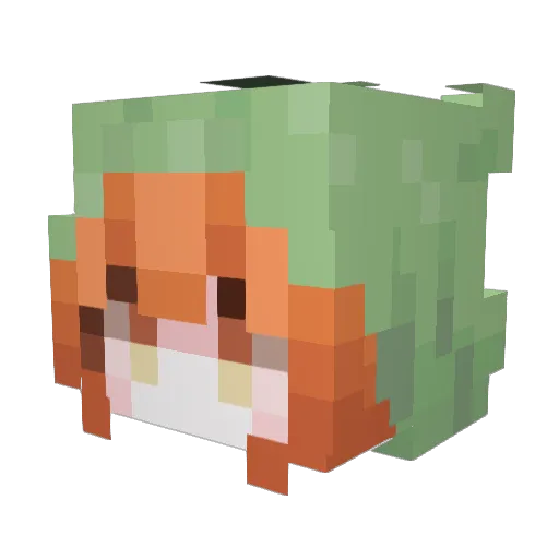 icesnow9988 Minecraft avatar head, 3D render