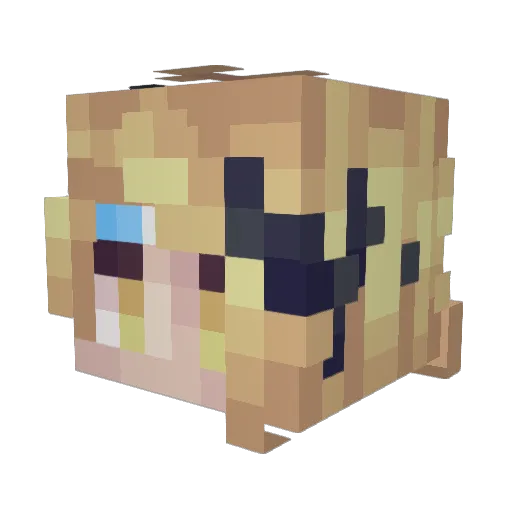 icesun323 Minecraft avatar head, 3D render