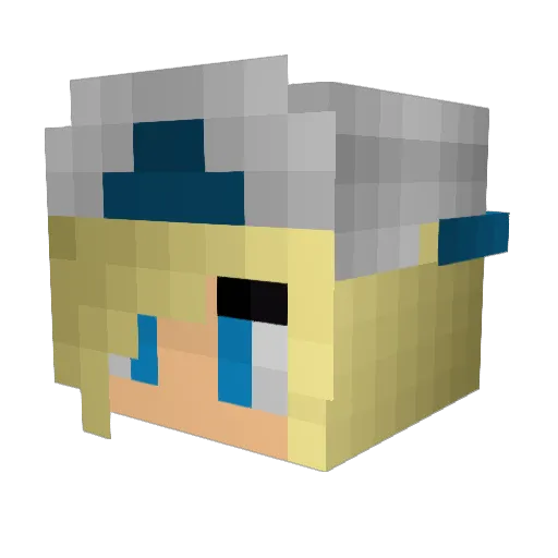 icetiger1 Minecraft avatar head, 3D render