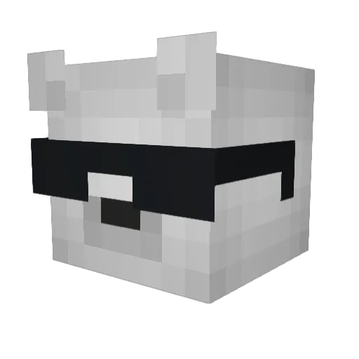 icetorm91 Minecraft avatar head, 3D render
