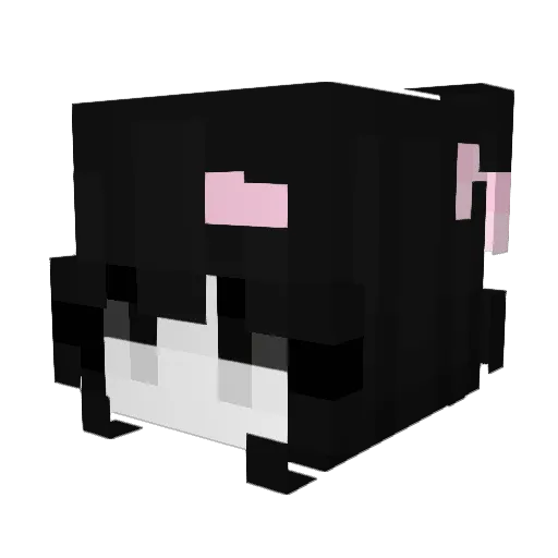 icewaterdaughter Minecraft avatar head, 3D render