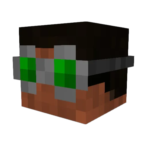 iceycle2 Minecraft avatar head, 3D render