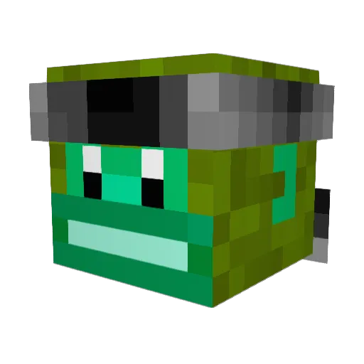 iceymoon Minecraft avatar head, 3D render