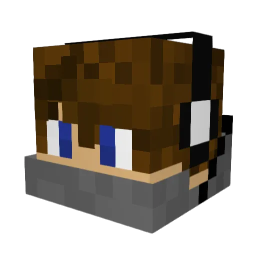 iceyplayz_1 Minecraft avatar head, 3D render