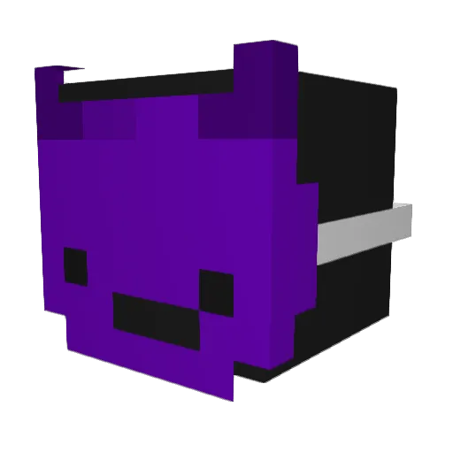 icezadaFF Minecraft avatar head, 3D render