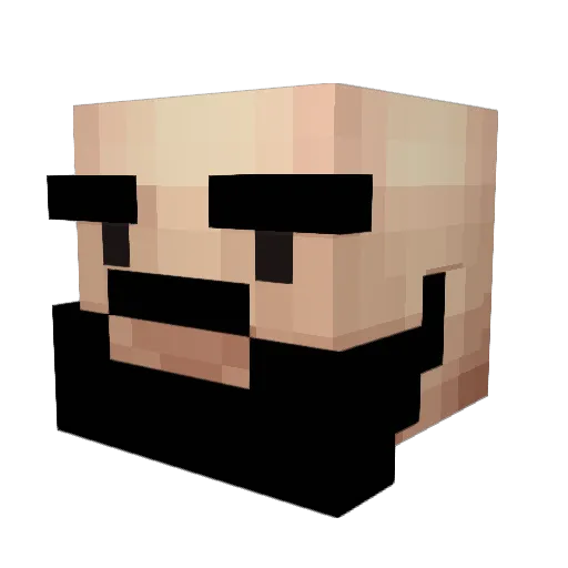icezapper145 Minecraft avatar head, 3D render