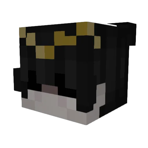 icfn Minecraft avatar head, 3D render