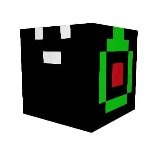 ich1234582 Minecraft avatar head, 3D render