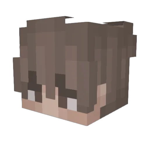 icheatforher Minecraft avatar head, 3D render