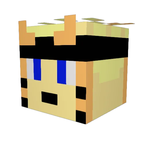 ichgo123098 Minecraft avatar head, 3D render