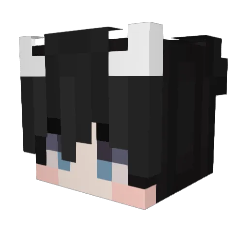 ichhassejuice Minecraft avatar head, 3D render