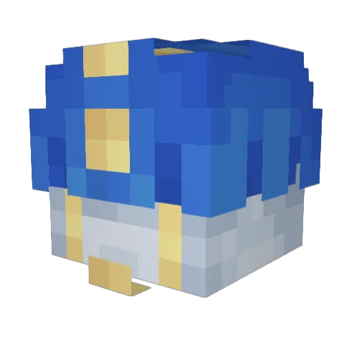 ichi_0109 Minecraft avatar head, 3D render