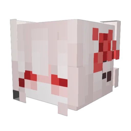 ichigoma99 Minecraft avatar head, 3D render