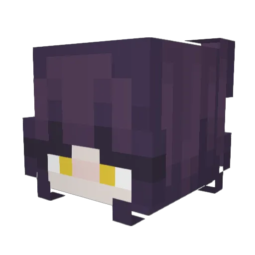 ichiky Minecraft avatar head, 3D render