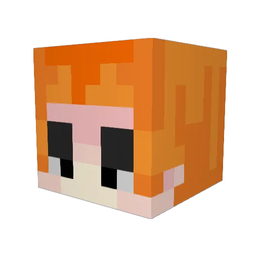 ichimaru0909 Minecraft avatar head, 3D render