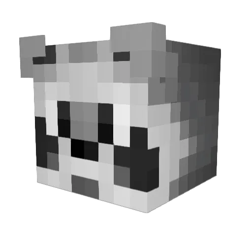 ichiro69 Minecraft avatar head, 3D render