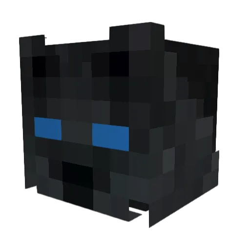 ichriis Minecraft avatar head, 3D render