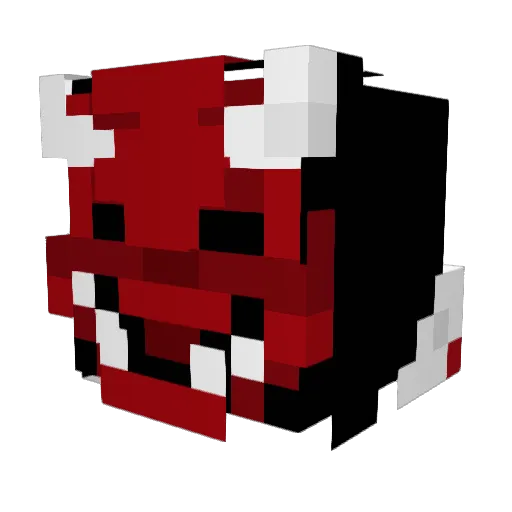 ici19 Minecraft avatar head, 3D render